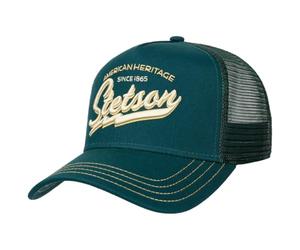 Stetson Gambling Grifter Casquette Trucker Brooklin ecusson Contrastant Unisexe Toutes Saisons