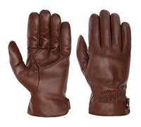 Stetson Gants en Cuir Conductive Homme - avec doigts pour doublure automne-hiver Hiver - 10 HS marron