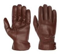 Stetson Gants en Cuir Conductive Homme - avec doigts pour doublure automne-hiver Hiver - 8 1/2 HS marron