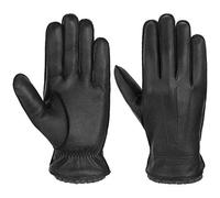 Stetson Gants en Cuir Deer Cashmere Homme - pour avec doublure automne-hiver - 9 HS noir