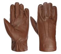 Stetson Gants en Cuir Janesville Homme - pour avec doigts doublure Hiver automne-hiver - 8 1/2 HS marron