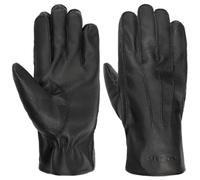 Stetson Gants en Cuir Janesville Homme - pour avec doigts doublure Hiver automne-hiver - 8 HS noir