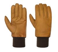 STETSON Gants en Cuir Souple Goat Homme - pour avec doublure, doublure automne-hiver - 8 1/2 HS chatain