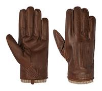 Stetson Gants Mankota Sheepskin Homme - en cuir pour avec doublure automne-hiver - 9 1/2 HS marron