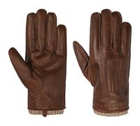 STETSON Gants Mankota Sheepskin Homme - en cuir pour avec doublure automne-hiver - 9 HS marron