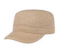 STETSON Casquette Gosper Army Femme/Homme - Urban de Militaire avec visière, fermé à l’arrière Printemps-été Printemps Été Automne Hiver - XL (60-61 cm) Beige foncé
