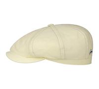 Stetson Casquette Hatteras Sustainable Cotton Femme/Homme - Made in The EU en Coton Type Gavroche avec visière Été Printemps-été - M (56-57 cm) Jaune Pastel