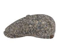Stetson Hatteras Casquette Gavroche Donegal Tweed Chinee Multicolore Unisexe Automne Hiver