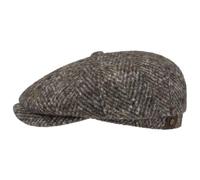Stetson Hatteras Casquette Plate Motif Chevrons Multicolore Fabrique en UE Homme Automne Hiver