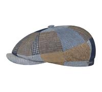 Stetson Hatteras Laughlin Casquette Gavroche a Carreaux Multicolore Fabrique en UE Unisexe Printemps Ete