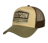 Stetson Highway Trucker Casquette homme/femme - Casquette de baseball coton - Taille unique (environ 55-61cm) - Casquette de baseball réglable - Casquette insert en maille - Casquette Olive