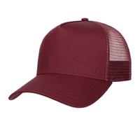 Stetson Casquette de camionneur classique en coton pour femme/homme - Casquette de baseball en maille snapback, avec pic printemps-été été, bordeaux, 6 3/4/7 1/4