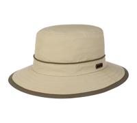 STETSON Chapeau Outdoor Kettering Femme/Homme - Capeline de pêche Mauvais Temps avec Passepoil Hiver Automne Printemps Été Printemps-été - M (56-57 cm) Beige