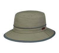 STETSON Chapeau Outdoor Kettering Femme/Homme - Capeline de pêche Mauvais Temps avec Passepoil Hiver Automne Printemps Été Printemps-été - M (56-57 cm) Olive