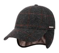 Stetson Kinty Casquette Baseball Six Panneaux Chevrons Multicolore Oreillettes Homme Automne Hiver