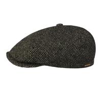 Stetson Casquette Lake Norden Wool Homme - Made in The EU Gavroche avec Visiere, Visiere Automne-Hiver Automne Hiver - XL (60-61 cm) Noir-Beige