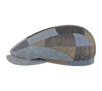 Stetson Casquette Laughlin Driver Patchwork Femme/Homme - Made in The EU Gavroche avec Visiere, Doublure, Doublure Printemps-ete Printemps Ete - M (56-57 cm) Bleu