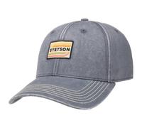 STETSON Casquette Lenloy Cotton Homme - en Coton de Baseball Curved Brim Cap Boucle métal, avec visière, Doublure Hiver Automne Été Printemps Printemps-été - Taille Unique Gris