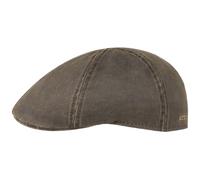 Stetson Casquette Level Gatsby Homme – Gavroche plate d'été avec visière – M (56-57 cm) Marron