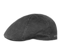 STETSON Casquette Level Gatsby Homme - Gavroche Plate d'été avec visière, visière Printemps-été - S (54-55 cm) Noir