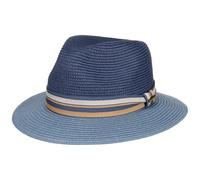 Stetson Licano Chapeau Trilby Paille Toyo Protection UV Unisexe Printemps Ete