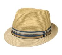 Stetson Chapeau Trilby Licano Toyo - Paille Protection UV Unisexe - XXL (62-63 cm) Beige