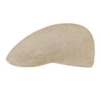 Stetson Casquette en Lin Madison Femme/Homme - Plate Gavroche avec Visiere, Doublure Ete Printemps-ete - 54 cm Beige