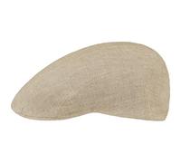 STETSON Casquette en Lin Madison Femme/Homme - Plate Gavroche avec visière, Doublure Été Printemps-été - 58 cm Beige