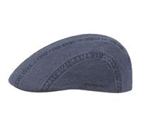 Stetson Casquette Plate Madison Delave Femme/Homme - en Coton Gavroche D'Ete avec Visiere Ete Printemps-ete - M (56-57 cm) Bleu