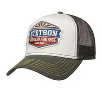 Stetson Casquette Trucker New American Heritage Homme - en mesh Snapback - Taille Unique Gris