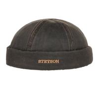 Stetson Old Cotton - Casquette Docker pour Homme - Aspect usé - Casquette sans visière - Bonnet en Coton pour Le Printemps/été - Bonnet de Port