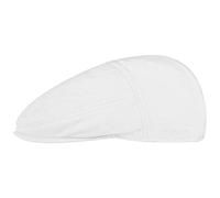 STETSON Casquette Plate Paradise Cotton Homme - en Coton Casquettes Plates Ivy avec visière Hiver Automne Printemps Été Printemps-été - M (56-57 cm) Blanc
