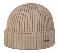 Stetson Bonnet Parkman Femme/Homme - Fabriqué en Italie, reps de ski, Taille unique, Beige-moucheté