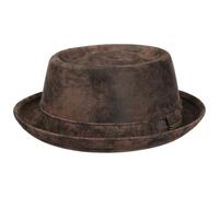 Stetson Pennsylvania Chapeau Pork Pie Bande en Cuir Cuir Homme Toutes Saisons