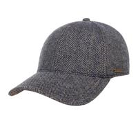 Stetson Plano Wool Cap Casquette Baseball Six Pans Motif Chevrons Multicolore Laine Homme Automne Hiver