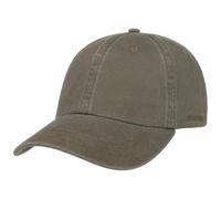 Stetson Casquette Rector – Protection UV, boucle métal, visière – Taille unique Olive