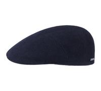 Stetson Reid Wool Casquette Plate Chinee Unicolore Fabrique en UE Homme Automne Hiver