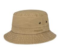 STETSON Chapeau Reston Femme/Homme - de pêche Voyage d'été Été Printemps-été - M (56-57 cm) Beige foncé