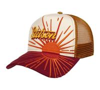 Casquette Trucker Rising Sun by Stetson orange-roughe One Size