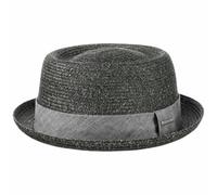 Stetson Chapeau Robstown Toyo Pork Pie – Paille, Visière, UV 40, Unisexe, Printemps-Été