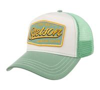 Stetson Classic Cotton Trucker - Casquette trucker pour homme/femme - Casquette de baseball en coton - Taille unique - Casquette en maille printemps/été - Casquette de baseball, vert, taille unique