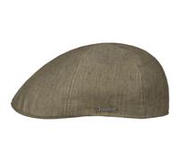 Stetson Casquette Texas Just Linen Femme/Homme - Made in The EU D'Ete en Lin Gavroche avec Visiere, Doublure Ete Printemps-ete - M (56-57 cm) Khaki