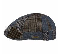 Stetson Texas Casquette Plate Patchwork Fabrique en UE Homme Automne Hiver