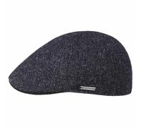 STETSON Casquette Texas Classic Wool Homme - Made in The EU pour l'hiver Laine avec visière, Doublure Hiver Automne-Hiver - XXL (62-63 cm) Bleu foncé