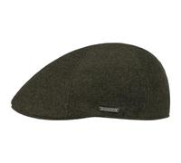 STETSON Casquette Texas Wool Gatsby Cap Homme - Casquettes Gavroche Forme de Bec avec visière, Doublure, Doublure Hiver Automne-Hiver - M (56-57 cm) Olive