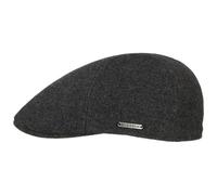 STETSON Casquette Texas Wool Gatsby Cap Homme - Casquettes Gavroche Forme de Bec avec visière, Doublure, Doublure Automne-Hiver - L (58-59 cm) Anthracite