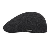 STETSON Texas Wool Herringbone Casquette pour homme, noir/gris, 62-63