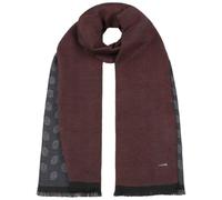 Stetson Two Sides Echarpe d hiver reversible a carreaux et fleurs Fabrique en Italie Femme Automne Hiver