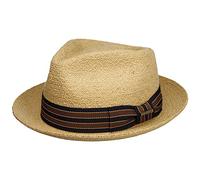 Stetson Yescott Player Chapeau de Paille Raphia Protection UV 40 Unisexe Printemps Ete