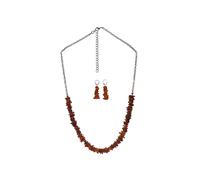 Steuer Parure de bijoux rouille / argent, Taille One Size